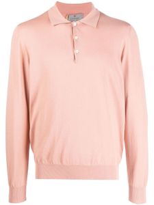 Canali polo à manches longues - Rose