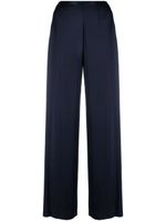 Forte Forte pantalon palazzo en soie - Bleu