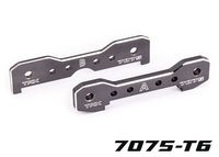 Traxxas - Tie bars, front, 7075-T6 aluminum (dark titanium-anodized) (fits Sledge) (TRX-9629A)