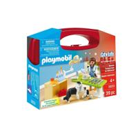 PLAYMOBIL City Life dierenartsbezoek meeneemkoffer 5653