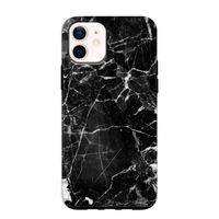 Zwart Marmer 2: iPhone 12 mini Tough Case