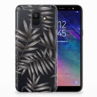 Samsung Galaxy A6 (2018) | TPU Case | Leaves Grey