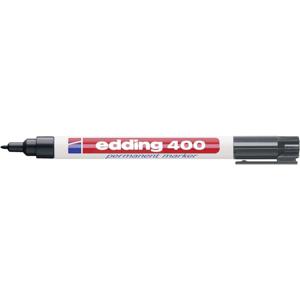 Edding 400 4-400-1-1001 Permanent marker Zwart Watervast: Ja