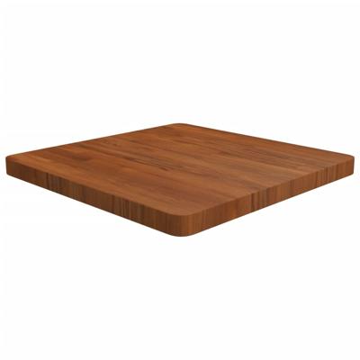 Tafelblad vierkant 60x60x4cm behandeld eiken donkerbruin