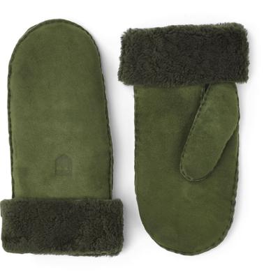 Hestra Sheepskin Dames Want Green 8