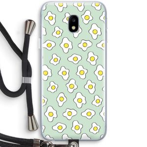 Spiegeleitjes: Samsung Galaxy J3 (2017) Transparant Hoesje met koord