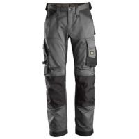 Snickers Workwear 6351 Stretch Loose Fit Werkbroek grijs/zwart - maat 50