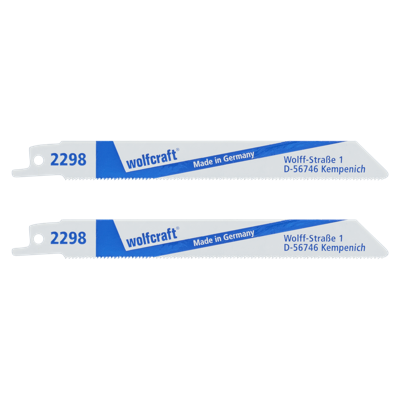 Wolfcraft Sabelzaagblad | BiM | Metaal/Aluminium | L150mm | 2 stuks - 2298000