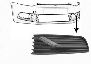 Luchtgrille Onder L. 5814595