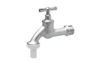 Cornat messing aftapkraan 1/2 chroom-mat - flor92590