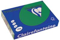 Clairefontaine Trophée Intens, gekleurd papier, A4, 120 g, 250 vel, dennengroen - thumbnail
