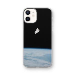 Alone in Space: iPhone 12 mini Transparant Hoesje