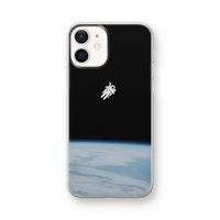 Alone in Space: iPhone 12 mini Transparant Hoesje