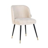 Stoel Alicia white chenille brandvertragend