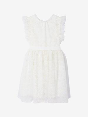 Tulle-jurk voor meisjes wit