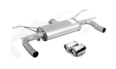 Remus uitlaat passend voor L+R Fiat 124 Spider 1.4 turbo 'Chroom Scherp' 1850161500002670SGR
