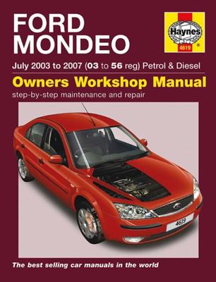 Haynes Werkplaatshandboek Ford Mondeo benzine & diesel (Jul 2003-2007) 4619