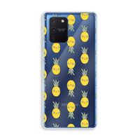 Ananas: Samsung Galaxy Note 10 Lite Transparant Hoesje