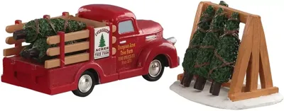 Lemax tree delivery s/2 kerstdorp tafereel Vail Village 2020