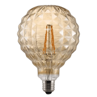 Deco E27 lichtbron met amberglas warm wit &apos;Avra&apos;