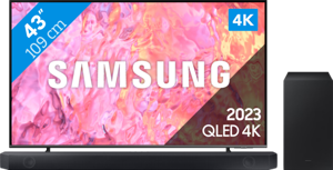 Samsung QLED 43Q64C (2023) + soundbar
