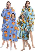 Draagbare deken met capuchon - pizza & hamburger lovers-Pizza-128 t/m 152 (ca.7-10 jaar) Draagbare deken met capuchon - pizza & hamburger lovers-Pizza-128 t/m 152 (ca.7-10 jaar)