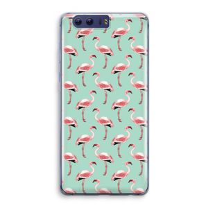Flamingoprint groen: Honor 9 Transparant Hoesje