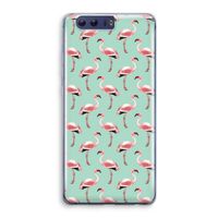 Flamingoprint groen: Honor 9 Transparant Hoesje