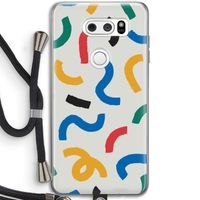 Illustratieve pop 2: LG V30 Transparant Hoesje met koord