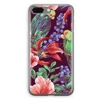 Papegaaien: iPhone 8 Plus Transparant Hoesje