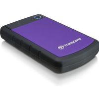 Transcend StoreJet 25H3P (USB 3.0), 2TB externe harde schijf 2000 GB Zwart, Paars - thumbnail