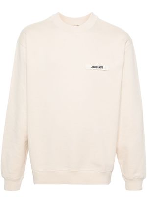 Jacquemus haut Le Sweatshirt Gros Grain en coton - Tons neutres