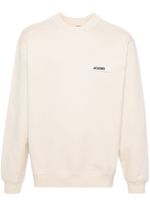 Jacquemus haut Le Sweatshirt Gros Grain en coton - Tons neutres - thumbnail