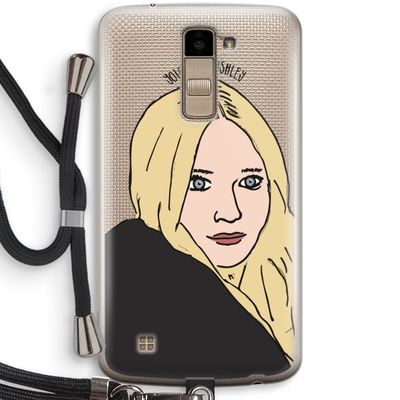 Ashley: LG K10 (2016) Transparant Hoesje met koord