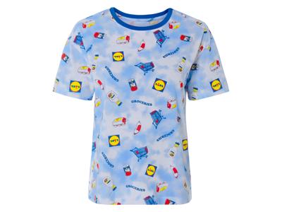 Lidl dames T-shirt (Blauw, M (40/42))