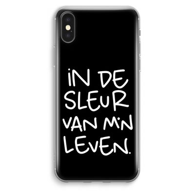 De Sleur: iPhone XS Max Transparant Hoesje