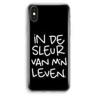 De Sleur: iPhone XS Max Transparant Hoesje