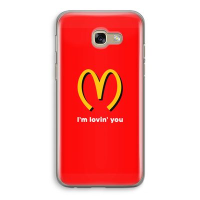 I'm lovin' you: Samsung Galaxy A5 (2017) Transparant Hoesje