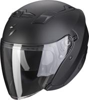 SCORPION EXO-230 Solid Mat, Jethelm of scooter helm, Zwart