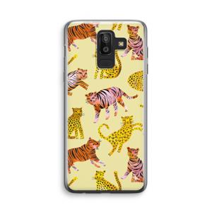 Cute Tigers and Leopards: Samsung Galaxy J8 (2018) Transparant Hoesje