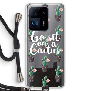 Cactus quote: Xiaomi Mi Mix 4 Transparant Hoesje met koord