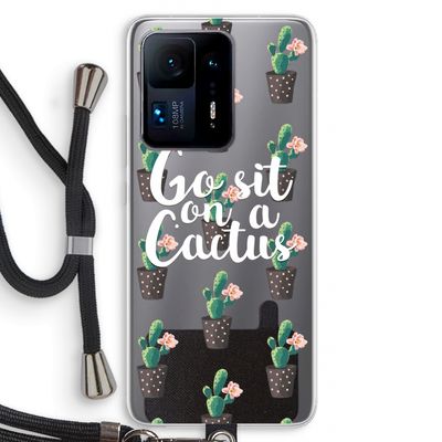 Cactus quote: Xiaomi Mi Mix 4 Transparant Hoesje met koord