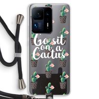 Cactus quote: Xiaomi Mi Mix 4 Transparant Hoesje met koord