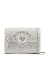 Versace pochette La Medusa ornée de cristal - Argent