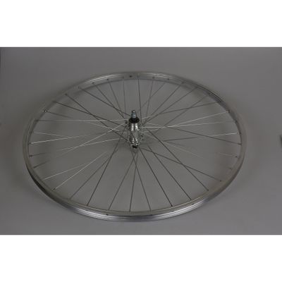 Achterwiel 28" velg Beretta vaste as alu eco freewh. zilv.