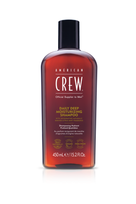 American Crew Hair Care & Body Hair & Scalp Daily Deep Moisturizing Shampoo 450ml | Voor Shampoo Zonder Siliconen American Crew Hair Care & Body Hair & Scalp Daily Deep Moisturizing Shampoo 450ml | Voor Shampoo Zonder Siliconen