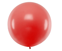 Mega Ballon Pastel Rood 100cm