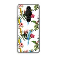 Kleurrijke papegaaien: Sony Xperia Pro-I Transparant Hoesje