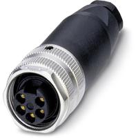 Phoenix Contact 1521384 Sensor/actuator connector, niet geassembleerd 7/8 Aantal polen: 5 Bus, recht 1 stuk(s) - thumbnail