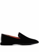 Santoni mocassins à enfiler Gaston - Noir Santoni mocassins à enfiler Gaston - Noir